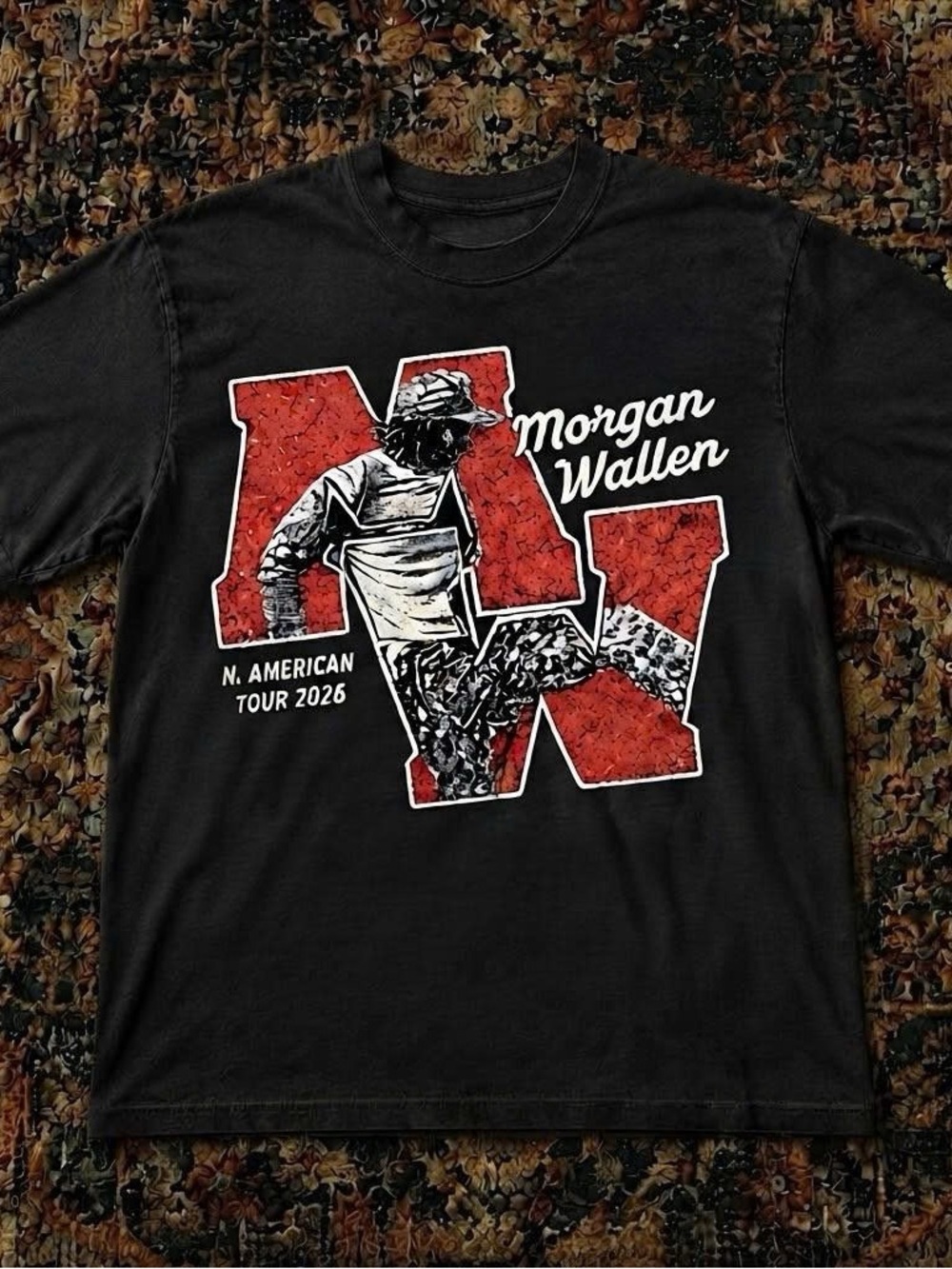 Morgan Wallen 2026 Still The Problem North American Tour Navy T-Shirt